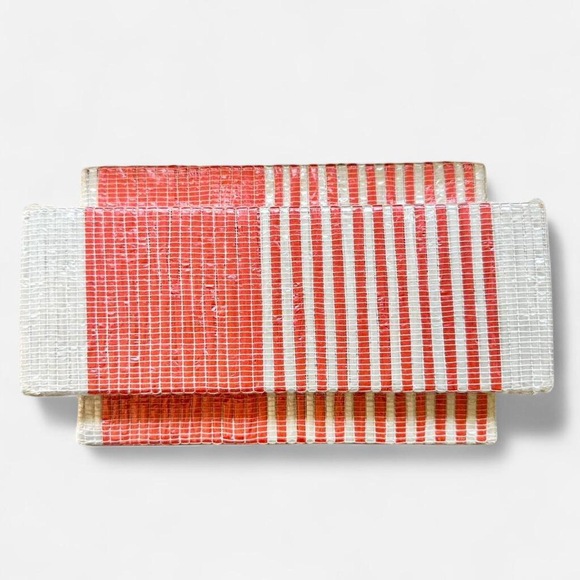 NWT Decorative weave Lidded Storage Container bin - Picture 7 of 8